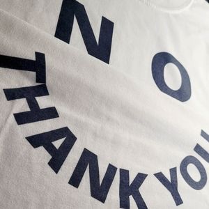 Funny Smiley Face No Thank You T-Shirt